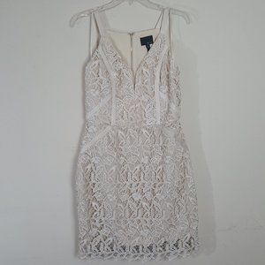 GREYLIN Olivia Lace Dress - Ivory Size M